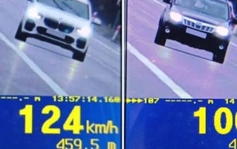 В Польше в один день в одном месте наказали за скорость двух белорусов