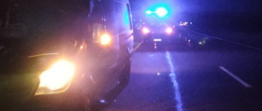 На М1 микроавтобус насмерть сбил пешехода