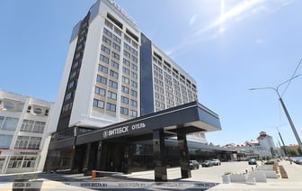 Гигантский экран за 2,67 млн. руб. появится на гостинице «Витебск». Откуда его будет видно?