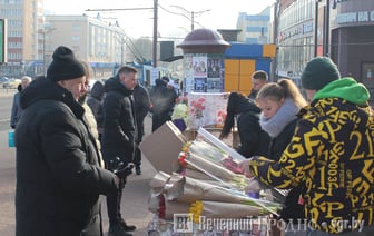 Стали известно, где в Гродно можно будет торговать цветами к 8 марта