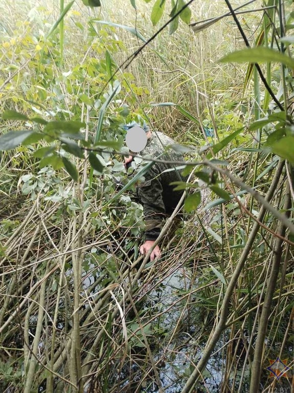 В Брестской области мужчина увяз по пояс в болоте