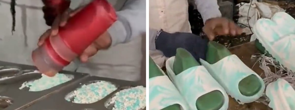 Как на самом деле делают шлепанцы? Появилось видео производства — Видео