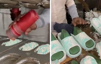 Как на самом деле делают шлепанцы? Появилось видео производства — Видео