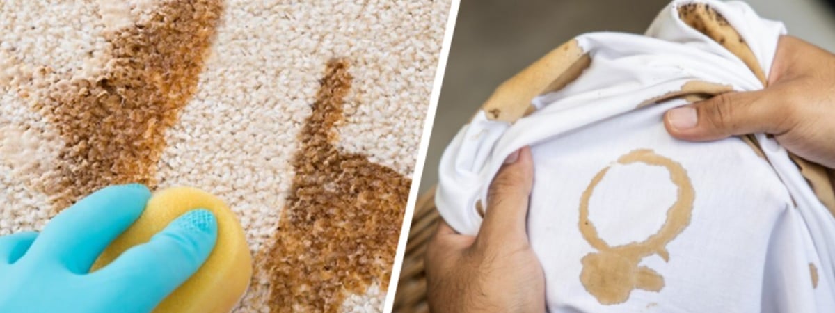 Пролили кофе на диван, ковёр или одежду? Не покупайте чистящие спреи, пока не попробуете эти 10 бабушкиных трюков — Полезно