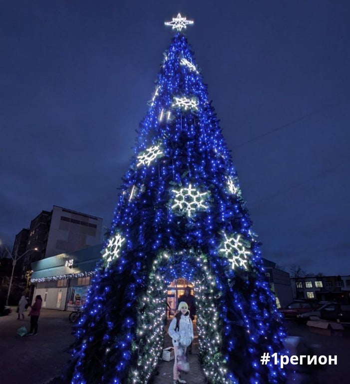 Рассказываем, где ещё в Бресте установили новогодние ёлки