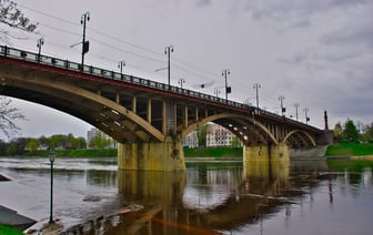 Посмотрите, во что превратилась Двина после сильных дождей. Фото