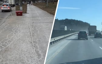 Дорожники назвали причину «белесости и пыли» в Минске. Когда пообещали мыть дороги?