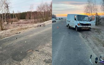 Водитель микроавтобуса сбил велосипедистку в Березовском районе