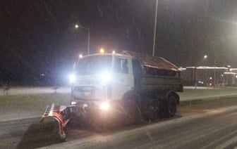 Снег вновь накрывает Брест