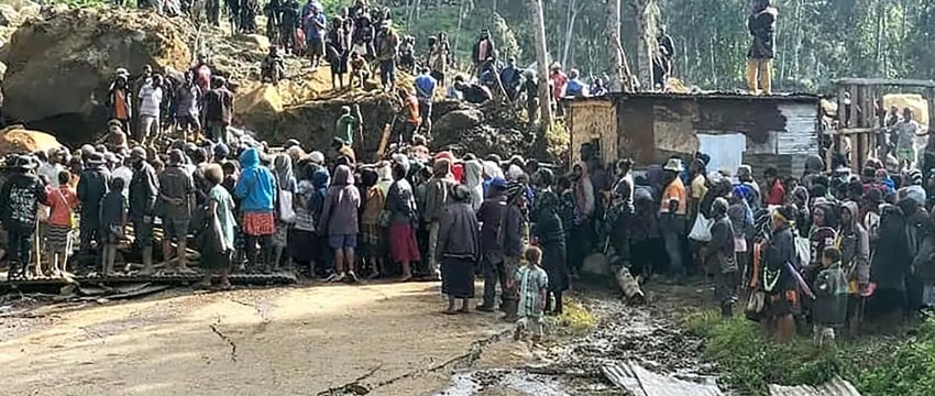 7900 человек эвакуированы из-за угрозы нового оползня в Папуа-Новой Гвинее