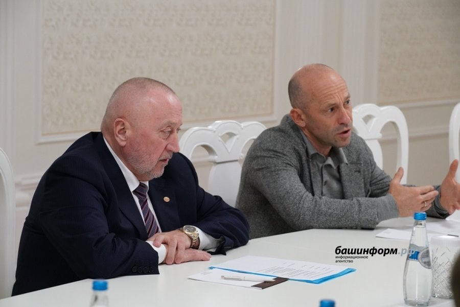 Александр Савчиц и Александр Мошенский на встрече с делегацией Башкортостана. Фото: Башинформ.рф