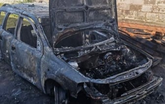 В гаражном кооперативе в Березе сгорел автомобиль