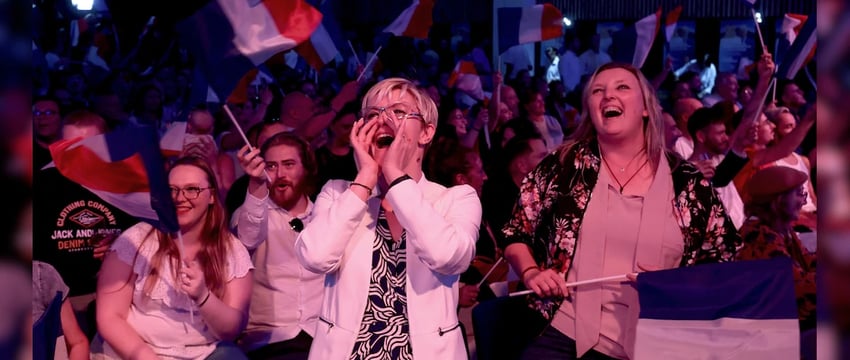 Ультраправые лидируют в первом туре выборов во Франции, свидетельствуют данные экзит-полов