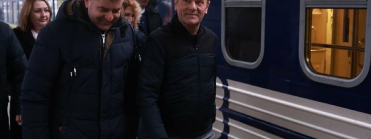 Новый премьер Польши Туск приехал в Киев — Видео