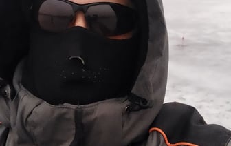 Белорус рассказал, как решил порыбачить под Барановичами на льду в конце января