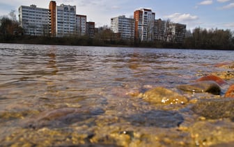 Понижение уровня воды в Двине в Витебске