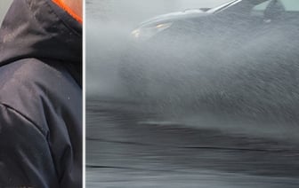 Кто-то окатил из лужи отца с двумя детьми. Мужчина не стал с этим мириться