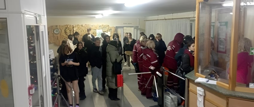 В Витебске горело общежитие колледжа, эвакуировано 78 человек