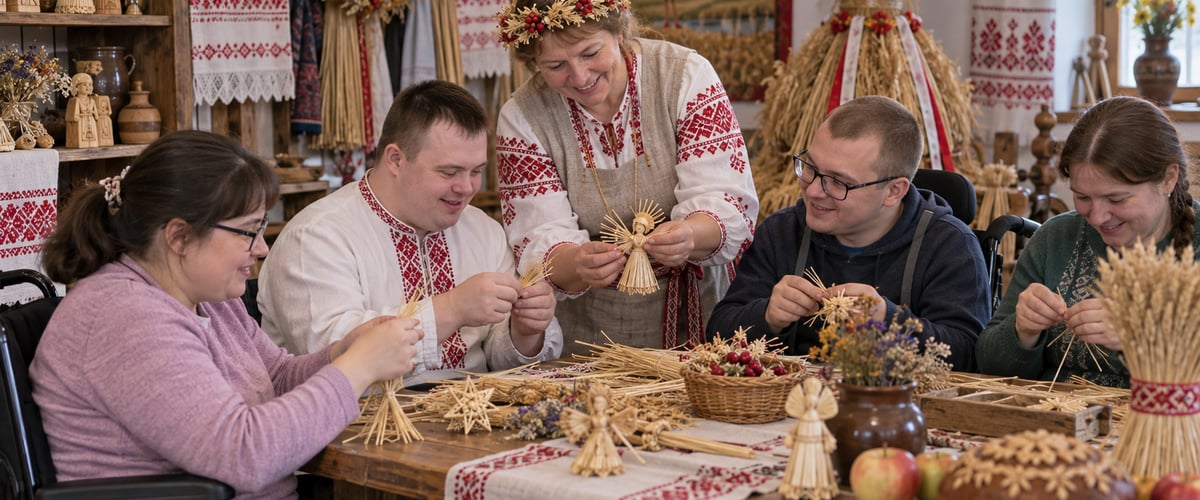 В Волковысском доме ремесел провели встречу для людей с инвалидностью