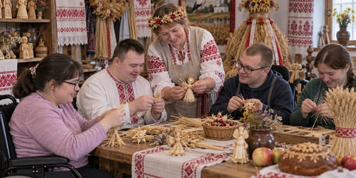 В Волковысском доме ремесел провели встречу для людей с инвалидностью