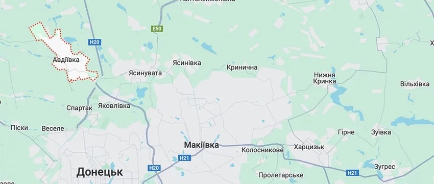 Украина вывела войска из Авдеевки