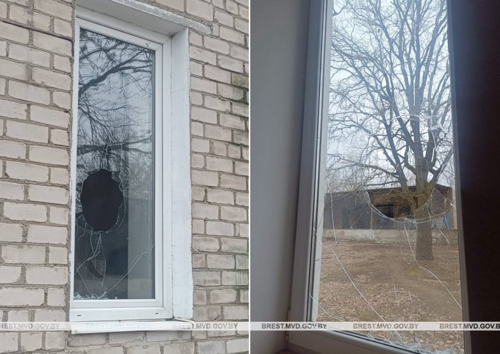 В Барановичах грузчик разбил окно. Что стало причиной?