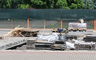 Ремонт Вечного огня в Брестской крепости