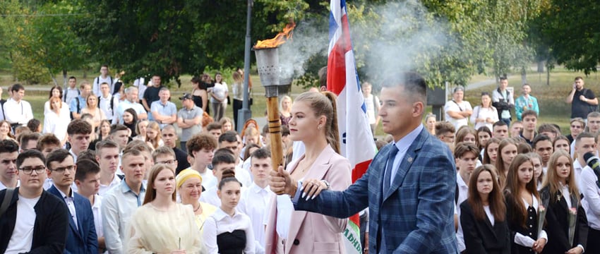 Фотофакт. Как гомельский Политех встретил новых студентов