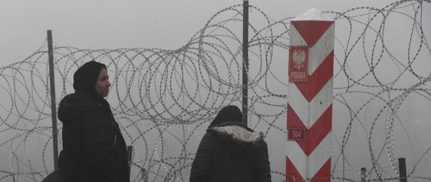 Поток беженцев снизился на границе Беларуси с Польшей и странами Балтии