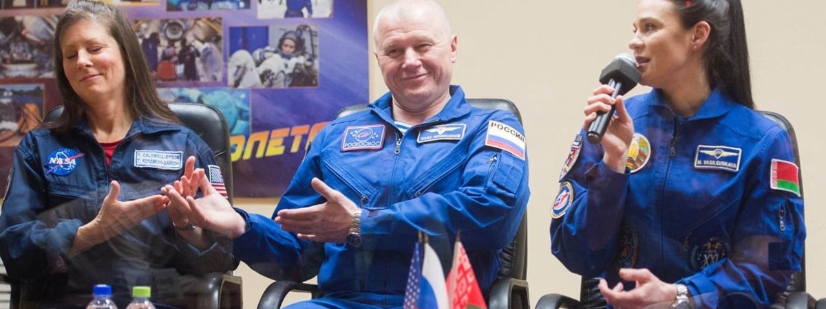 Полёт первой белоруски в космос решили показать в прямом эфире. Где посмотреть? — Видео
