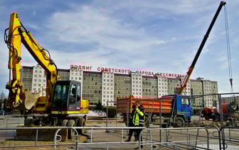 Реконструкция площади Победы в Витебске перед Форумом регионов