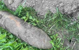 Обнаружение авиабомбы времен ВОВ под Барановичами