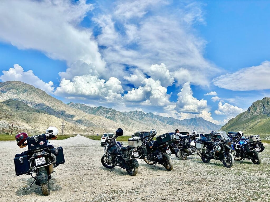 Белорус за месяц проехал 12 000 км на мотоцикле