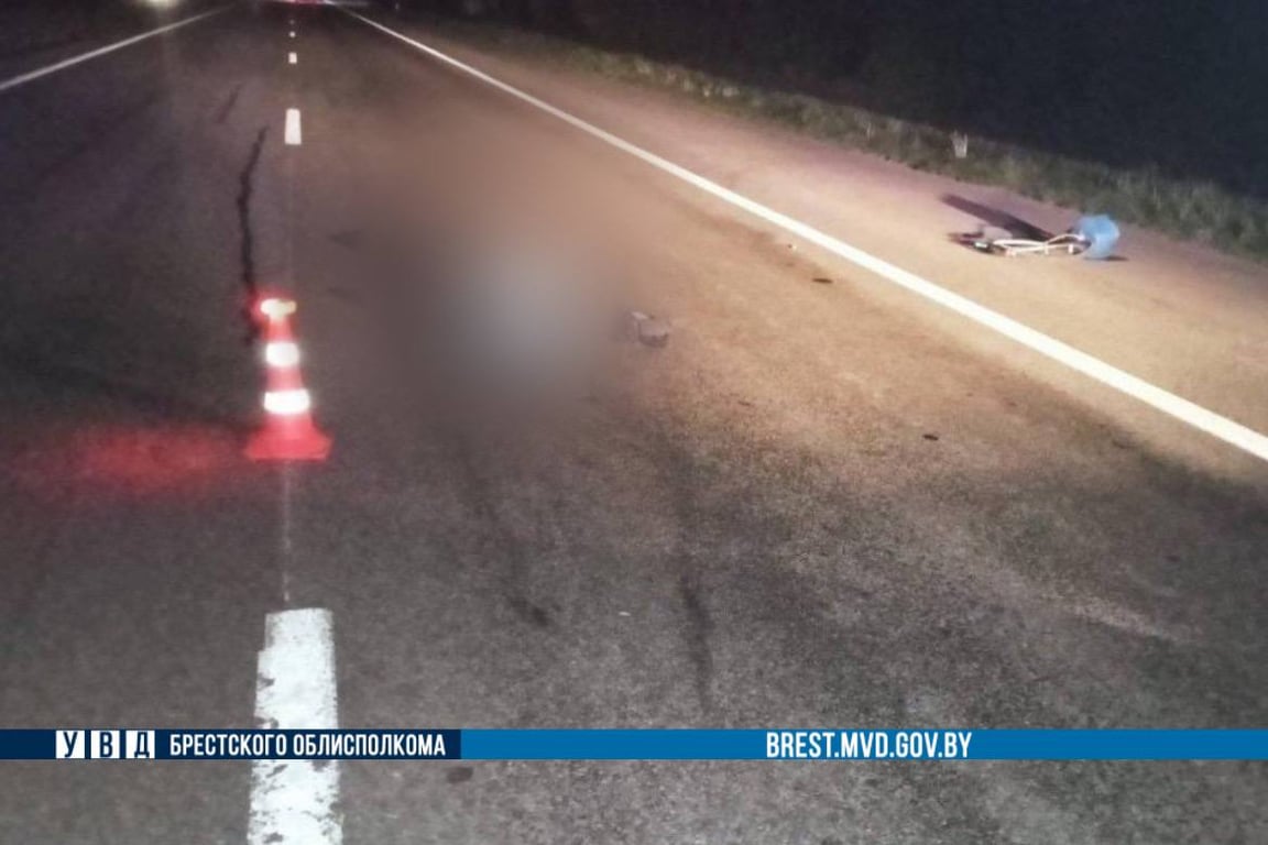 В Кобринском районе в ДТП погиб велосипедист