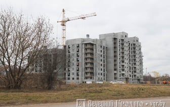 В Гродно в районе Весенней улицы построили первый дом