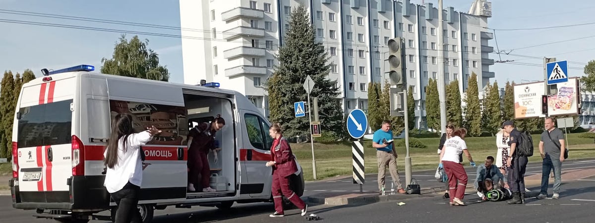 Помните аварию с мотоциклистом на проспекте Янки Купалы в Гродно? По делу вынесен приговор