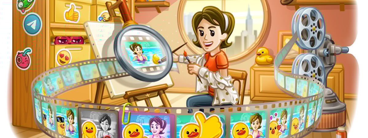 Telegram разрешил пользователям делать собственные стикеры в новом редакторе