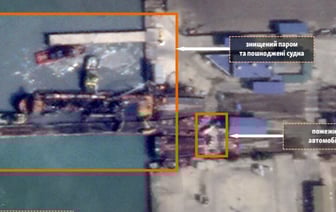 В Украине показали спутниковые снимки российского порта «Кавказ» после удара ракет — Фото