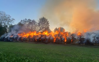 Пожары начались на объектах АПК Витебской области. Видео
