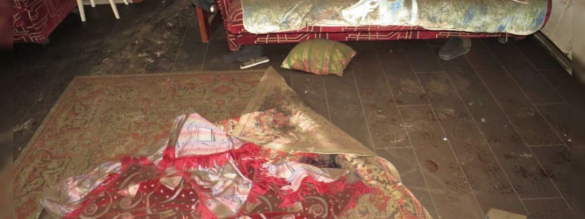В Гомельской области мужчина забил до смерти и поджег двух пенсионеров — Фото