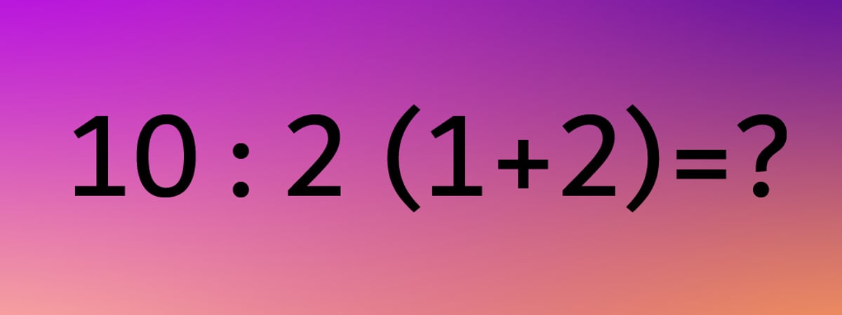 Очередной пример поставил пользователей в тупик. Как решить эту головоломку? — Полезно