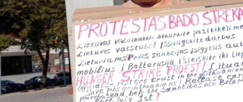 Белорус, которому Литва не отдает автомобиль, объявил голодовку в Клайпеде