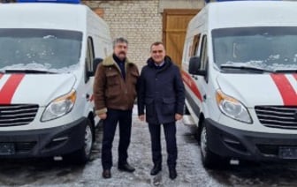 В канун Рождества два новых реанимобиля пополнили автопарк Брестской областной клинической больницы
