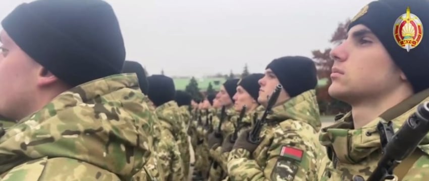 МВД показало тысячу новобранцев, принявших присягу