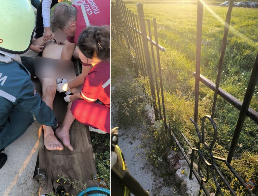Житель Бреста напоролся на штырь забора