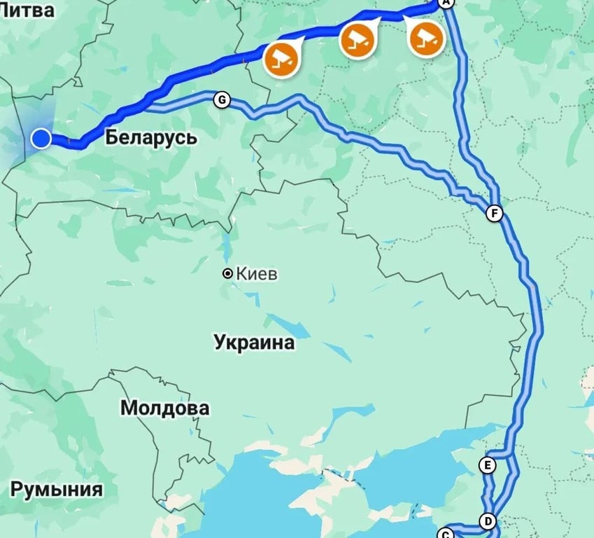 Белорусы отправились в Геленджик на Hyundai Terracan