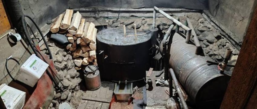 Лесник организовал самогонный заводик вблизи Беловежской пущи