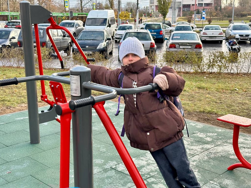 В Бресте открыли новую спортивную площадку
