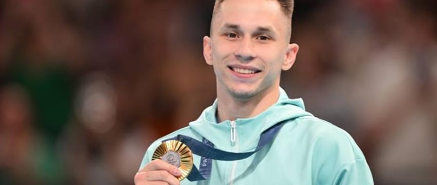 Белорусский батутист Литвинович завоевал золото на Олимпиаде
