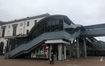 Ремонт пешеходного моста у железнодорожного вокзала Витебска пока не начали